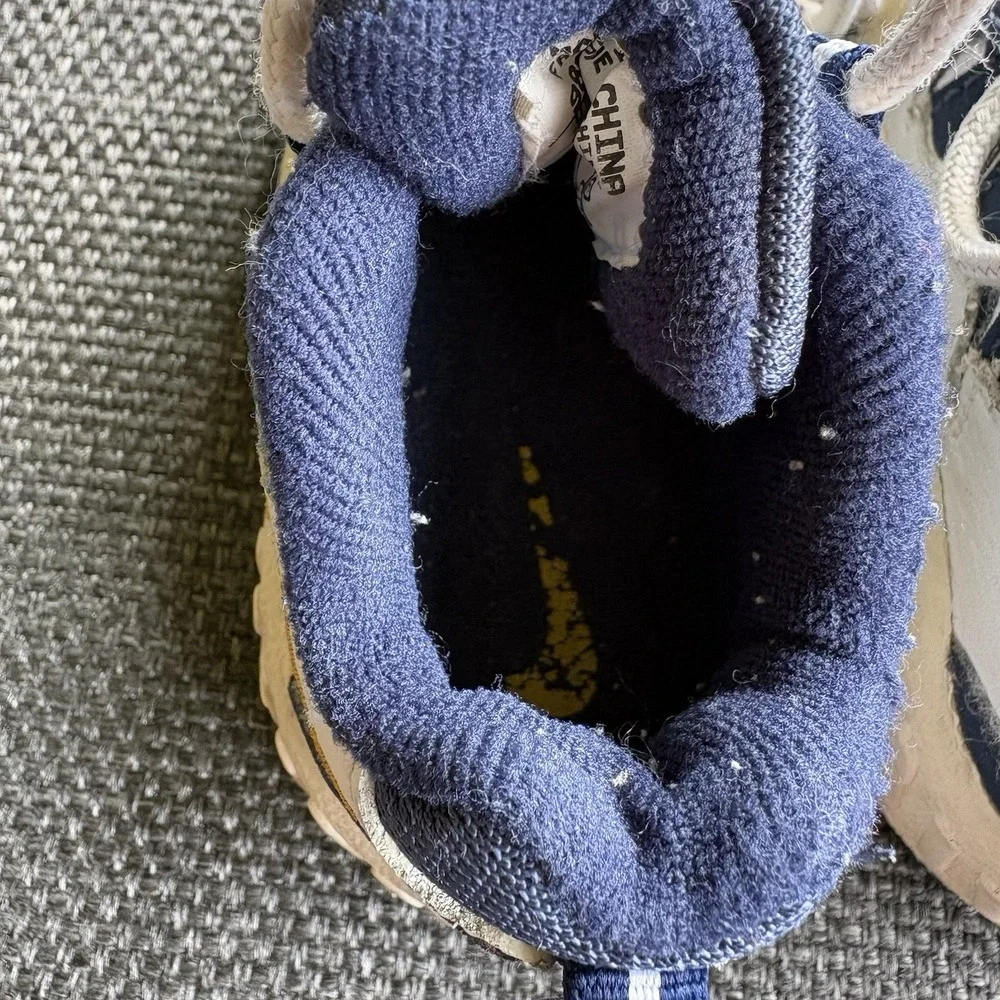 Vintage 1998 Nike Air Windtrailia Baby Toddler Shoes 2C Navy White 850104-141